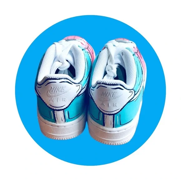 Painted Custom Air Force One Nike AF1 Stylish Cool Trending Cotton